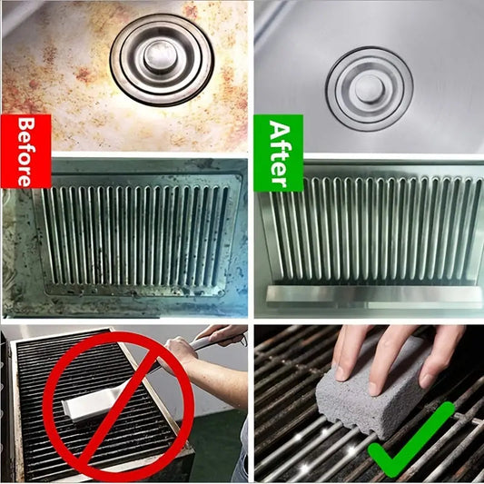 Grill Cleaning Brick for BBQ Racks and Cookers Anti Spier