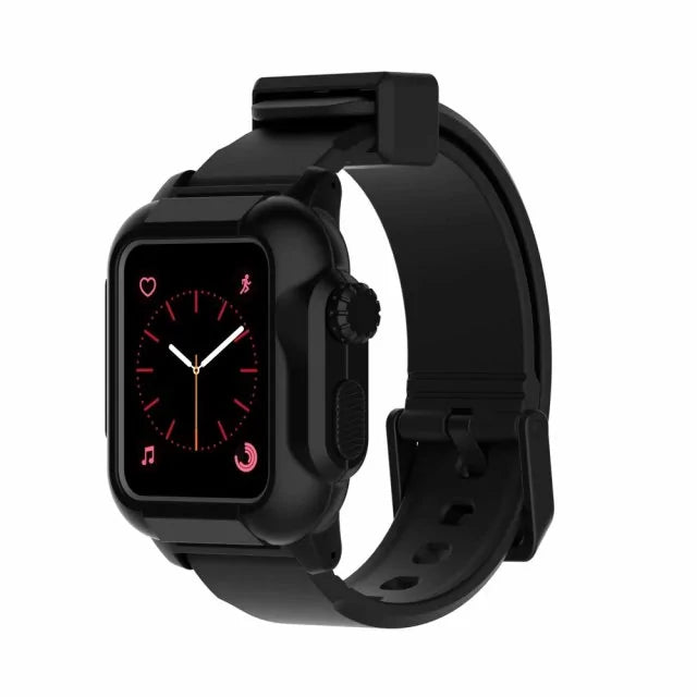 Waterproof Case And Strap Watch Anti Spier