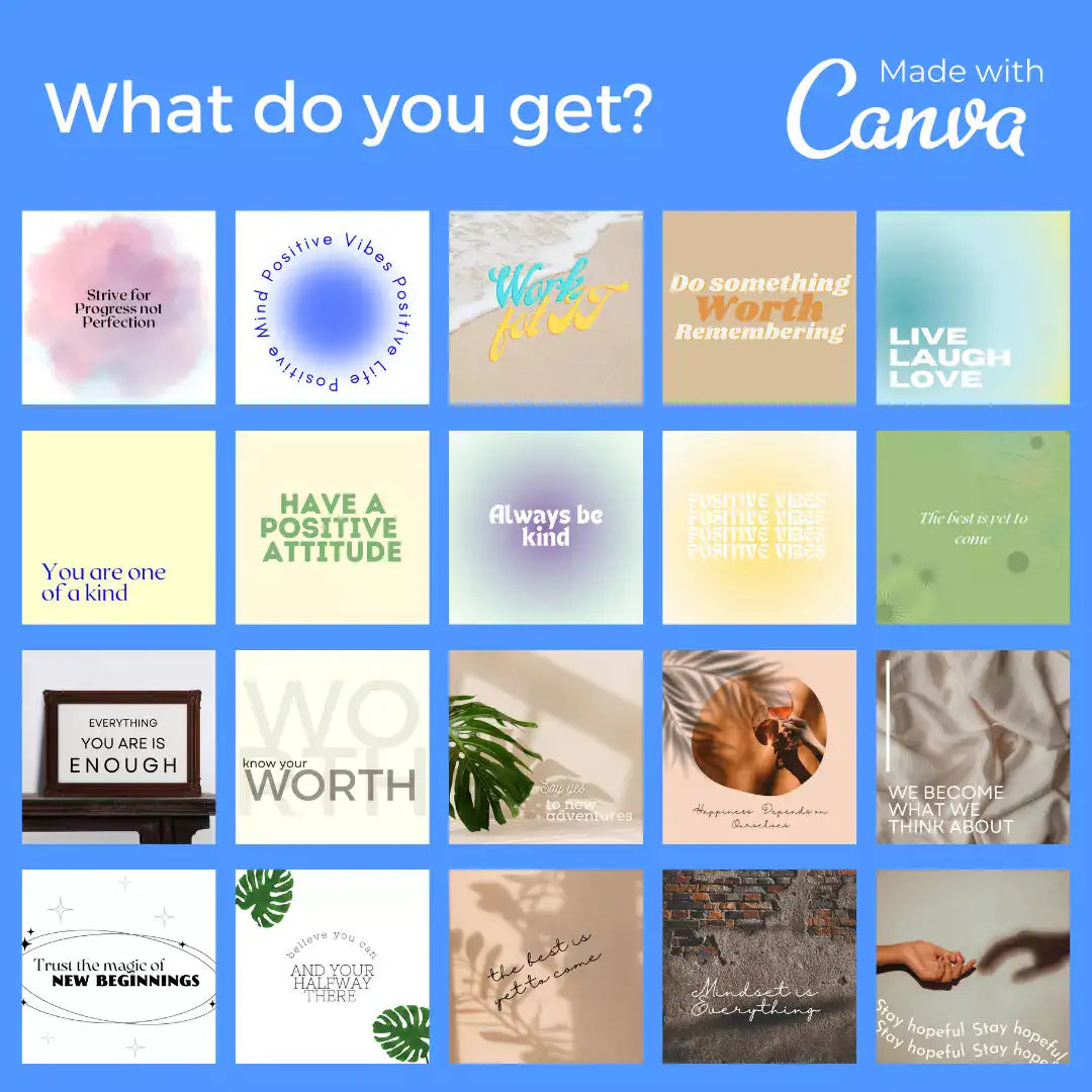 Downloadable Instagram Content Quote 100 Template Anti Spier