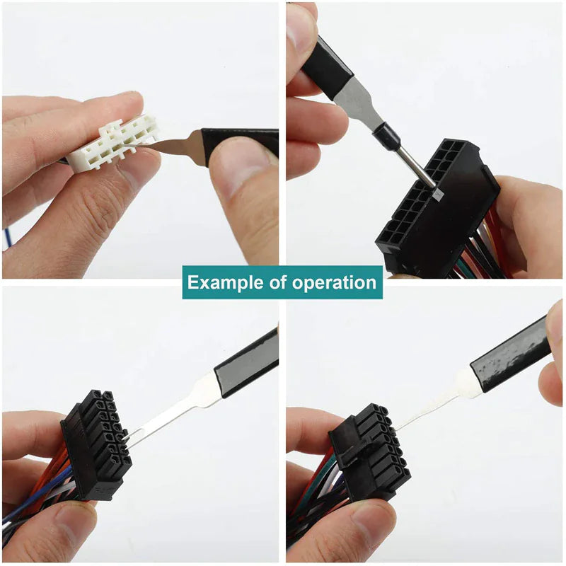 18Pcs Heavy Duty Thick Car Terminal Removal Kit Wire Connector Pin Release Tool Anti Spier