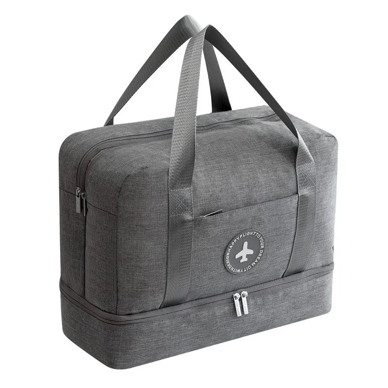 Waterproof Gym and Beach Bag with Wet/Dry Compartments Anti Spier