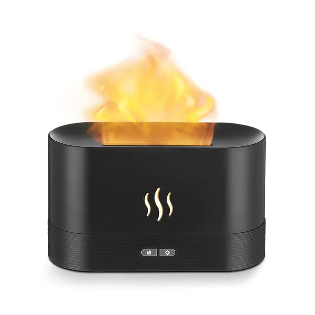 Flame Fire Humidifier Aromatherapy Diffuser Anti Spier