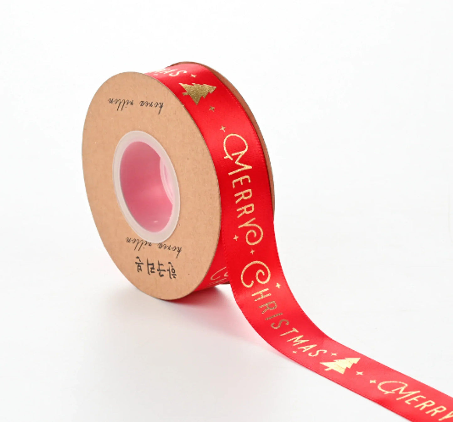 Ribbon Printed Christmas Design Decoration Gift Packing Anti Spier