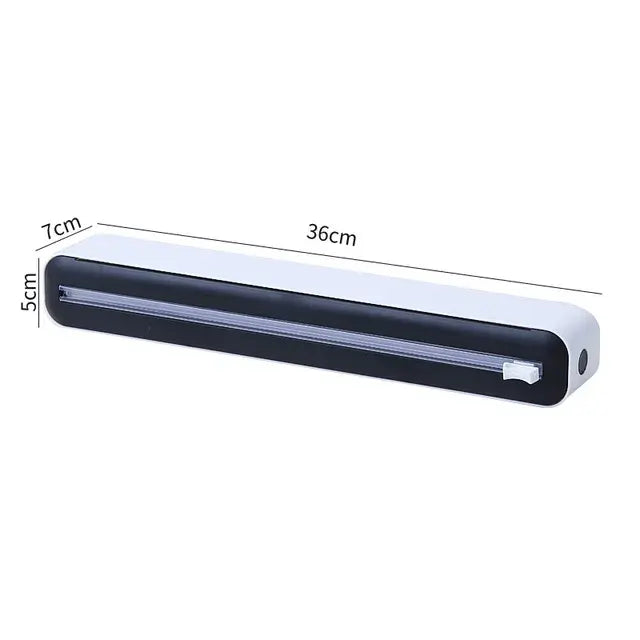 Food Film Dispenser with Magnetic Wrap Anti Spier