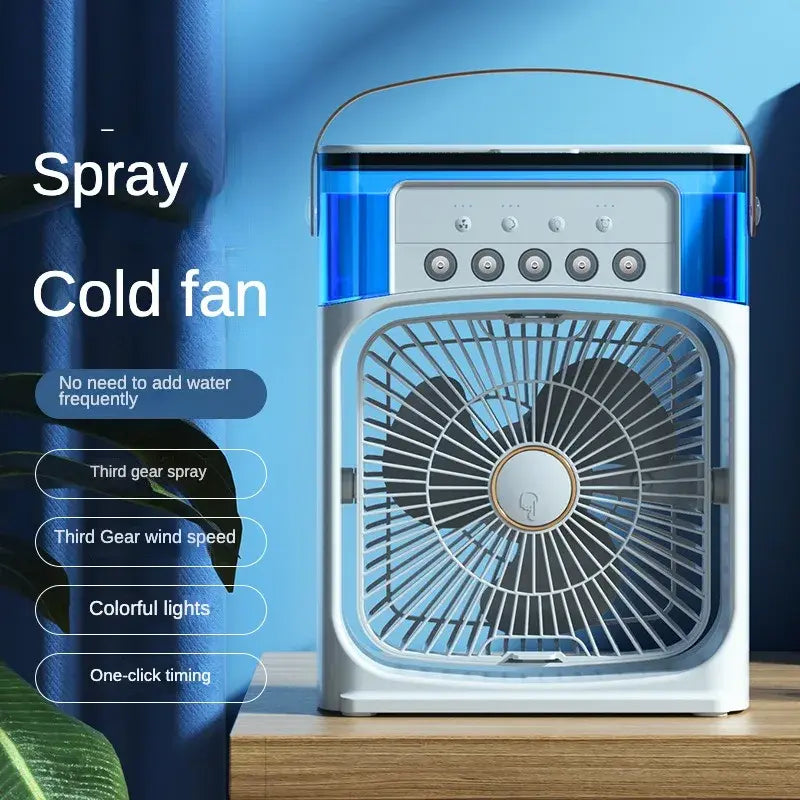 Portable Humidifier Fan Air Conditioner Anti Spier