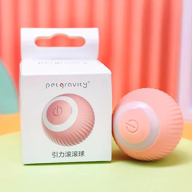 Electric Dog Toys Smart Puppy Ball Toys For Cat Small Dogs Funny Auto Rolling Ball Self-moving Puppy Games Toys Pet Accessories Anti Spier