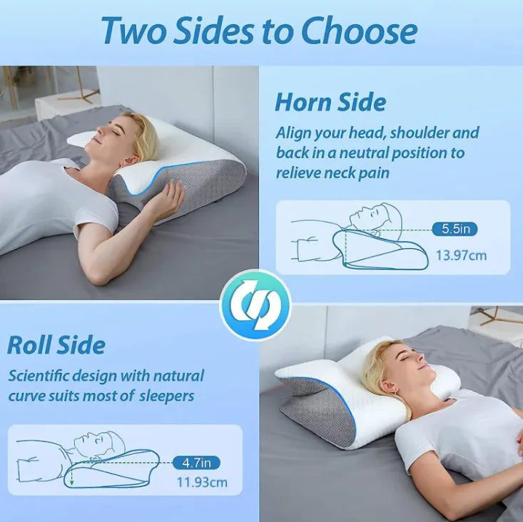 Memory Pillow Sleep Cervical Support Anti Spier
