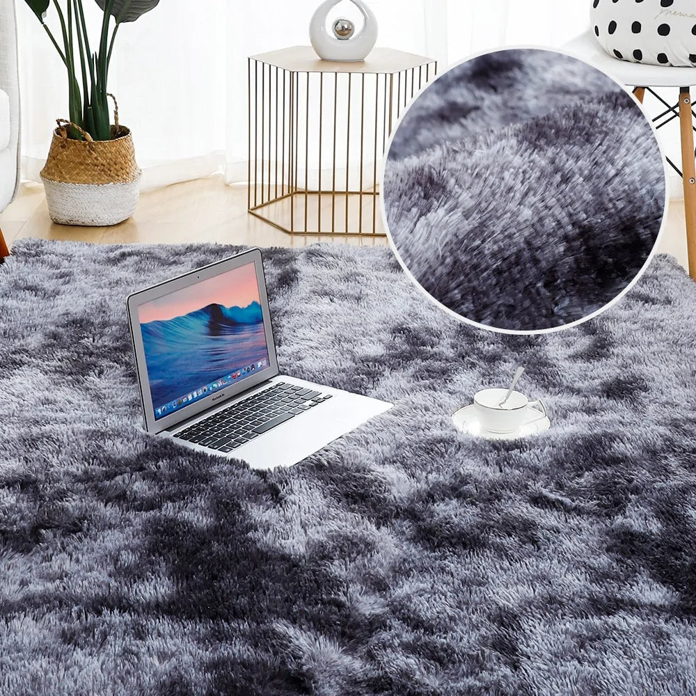 Fluffy Floor Carpets Anti Spier