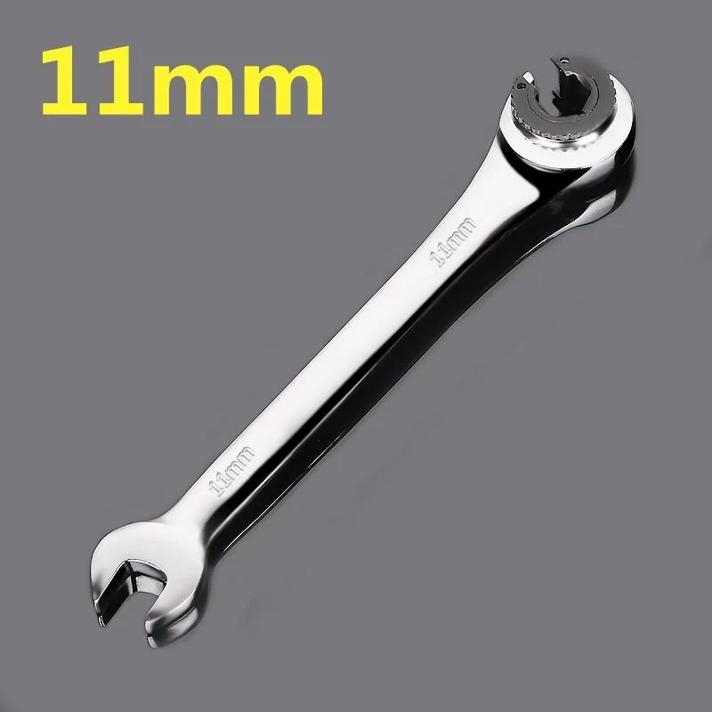 Tubing Ratchet Wrench Set Anti Spier