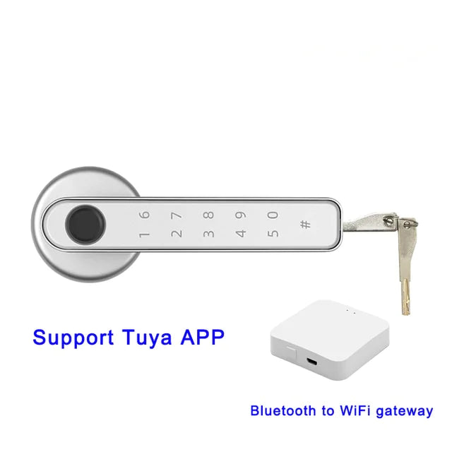 Smart Single Latch Door Lock Anti Spier
