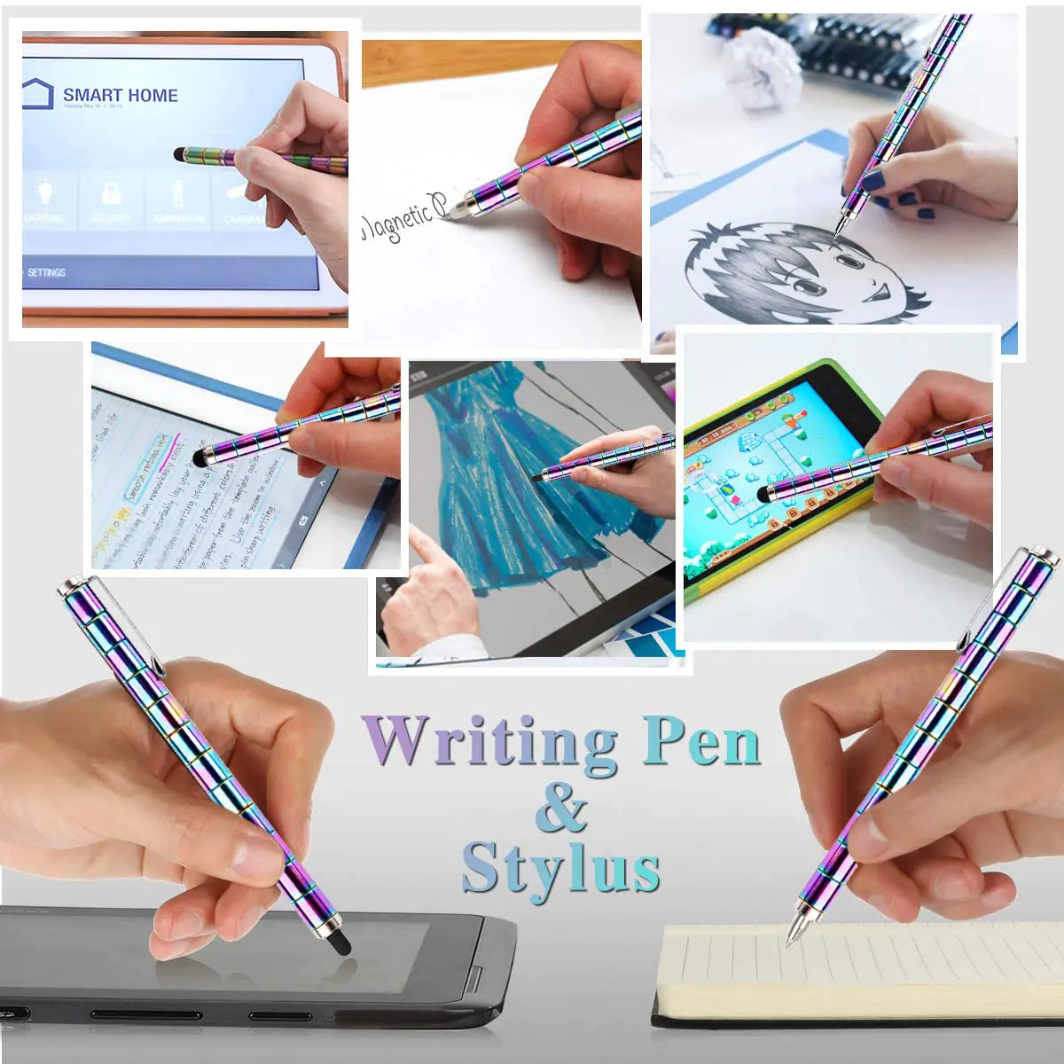 Multifunctional Deformable Magnet Fidget Pen Anti Spier