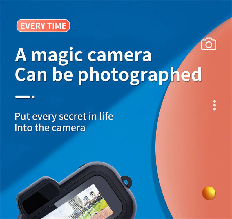 Compact 1080p HD Retro Mini Camera - Perfect Pocket-Sized Gift for Any Occasion! Anti Spier