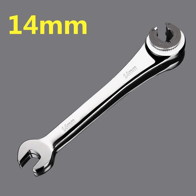 Tubing Ratchet Wrench Set Anti Spier