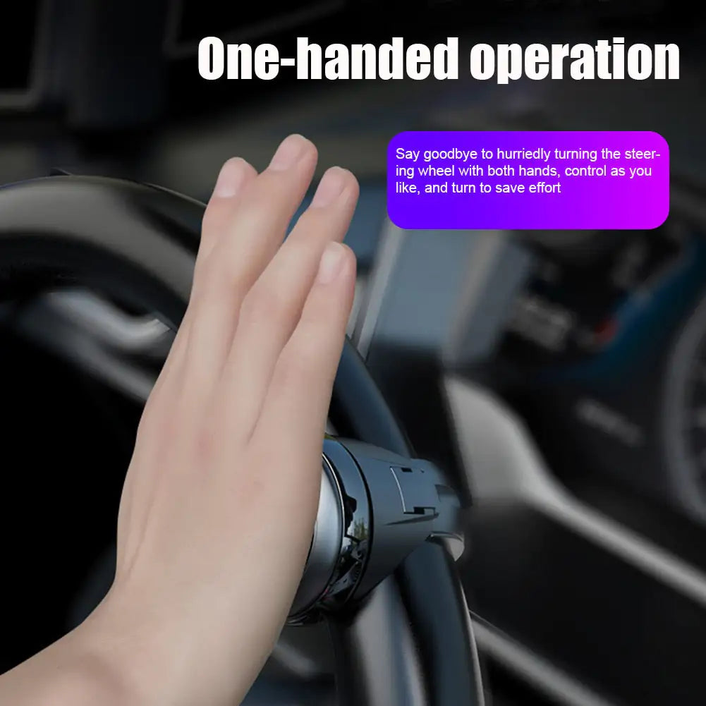360 Degree Steering Wheel Booster Knob Anti Spier