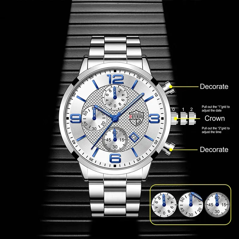 Luxury Men's Business Watch Anti Spier