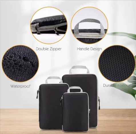 Amazon Travel Compressed Storage Bag 3-Piece Set Anti Spier