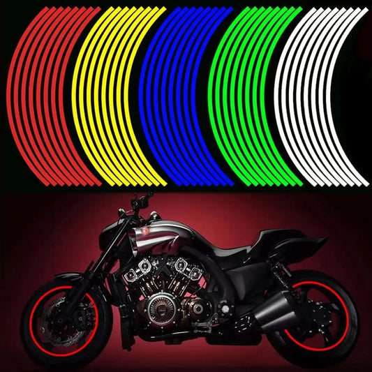 Wheel Stickers Tire Reflective Anti Spier