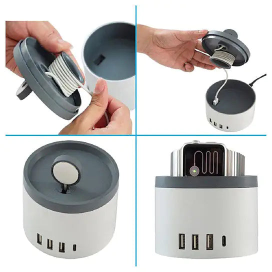 Homebase Charging Station For Gadgets And Smart Watches Anti Spier