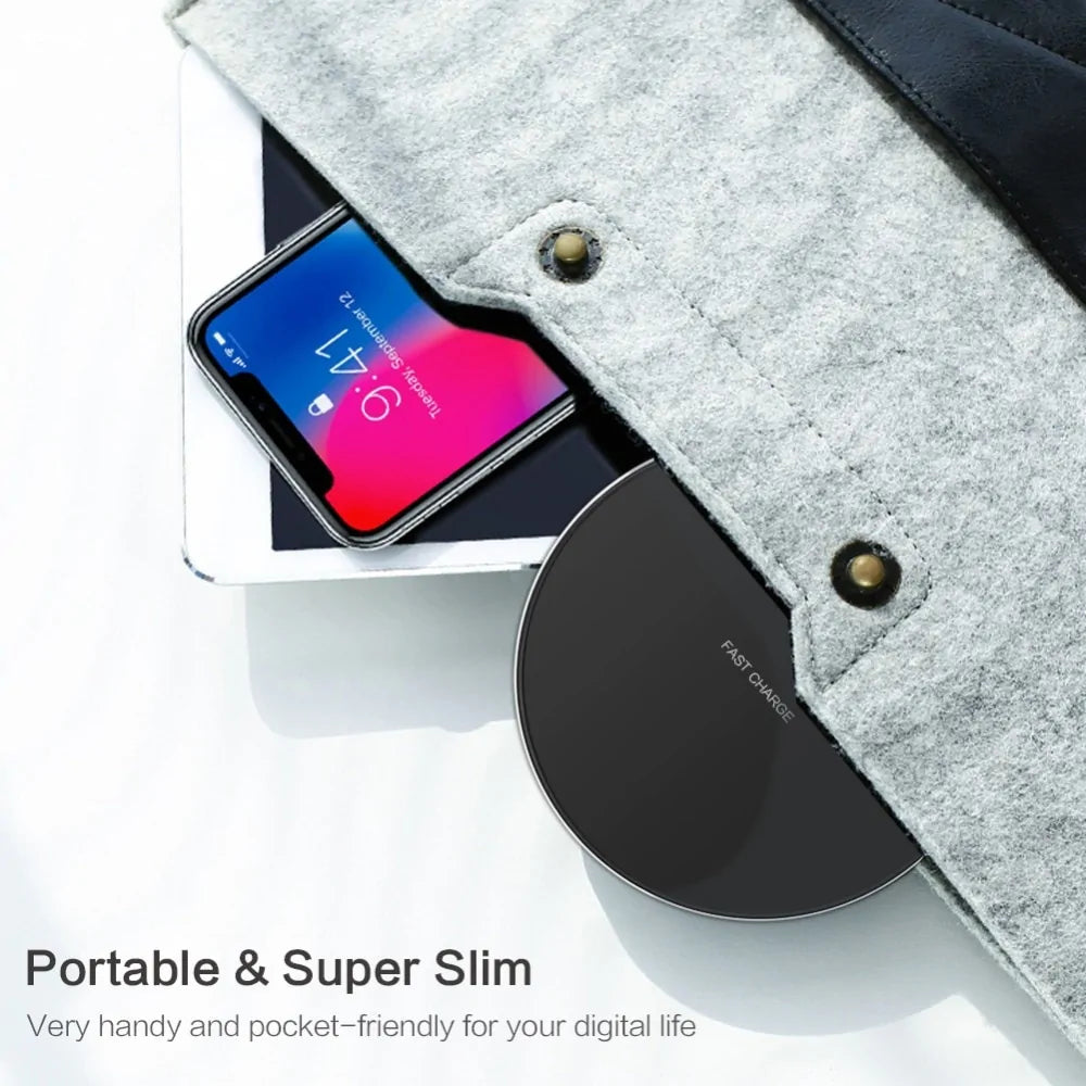 20W Qi Wireless Charger: Fast Charging for iPhone, Samsung, Xiaomi, Huawei, and More! Anti Spier
