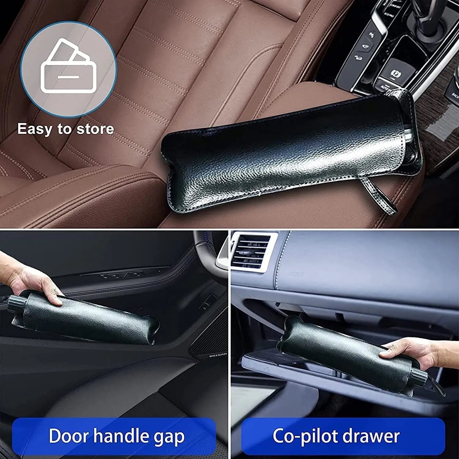 57" Car Windshield Sun Shade Foldable Umbrella Front Window Cover Visor Umbrella Anti Spier