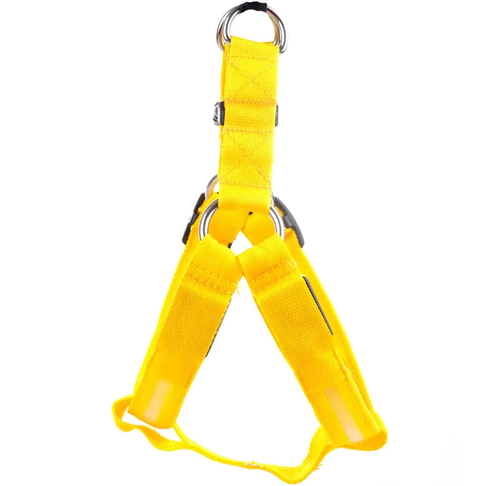 Nylon Pet Safety LED Harness Anti Spier