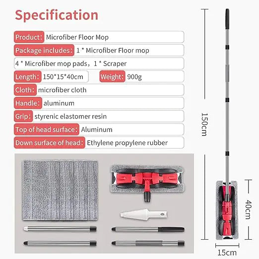 Hardwood Floor Mop Anti Spier