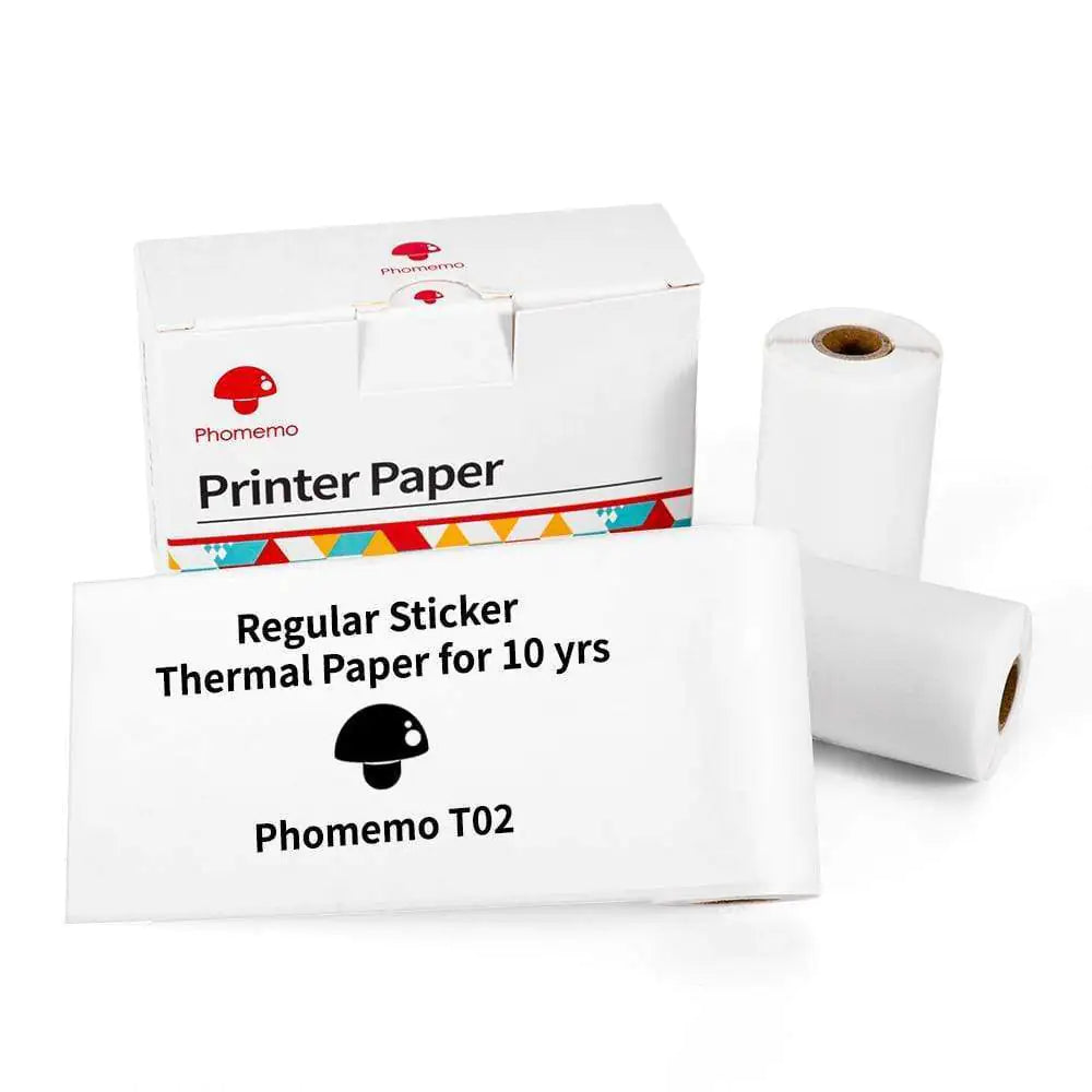 Portable thermal printer for home and student use, supports mobile Bluetooth printing.