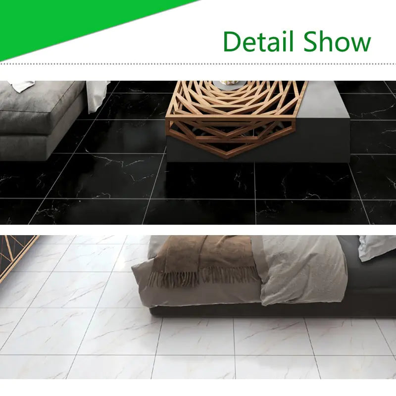 Thick Self-Adhesive Marble Floor Stickers Anti Spier