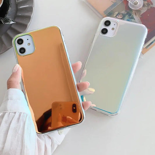 Luxury Mirror Phone Case Anti Spier