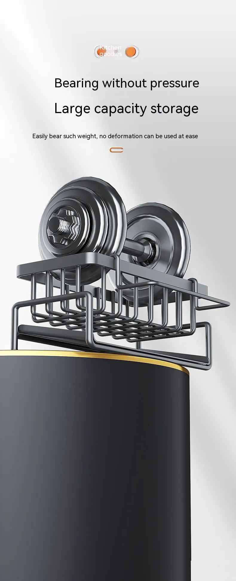 Multi-Functional Kitchen Sink Storage & Drainage Rack Anti Spier