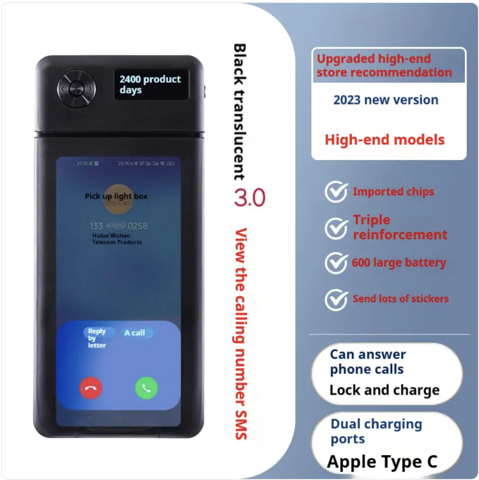 Enhanced Mobile Phone Lock Box with Timer – Self-Discipline Tool for Focus and Internet Control Anti Spier
