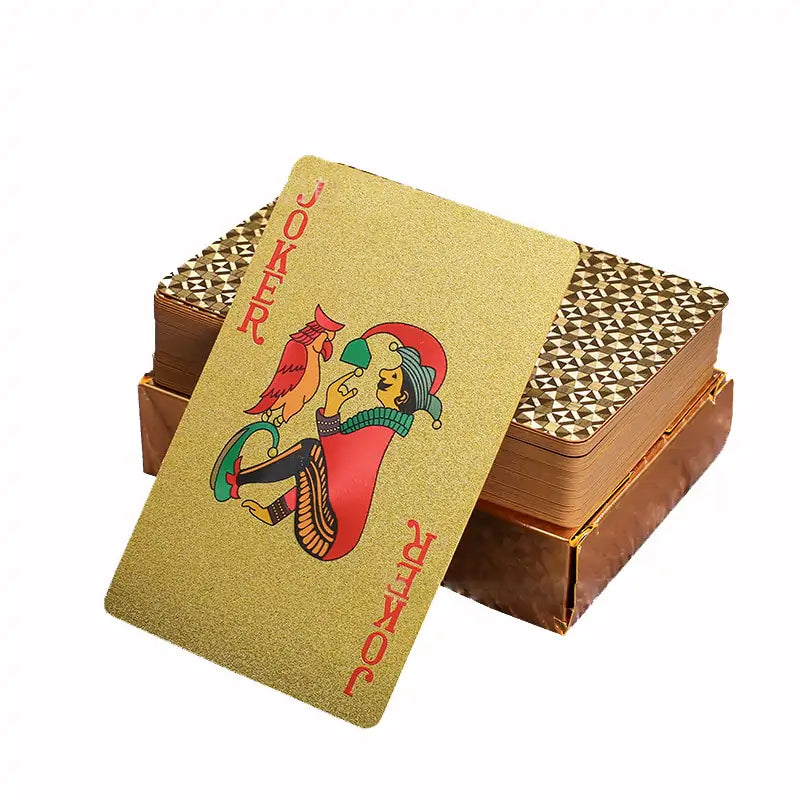 Luxury Leaf Poker Playing Cards Anti Spier