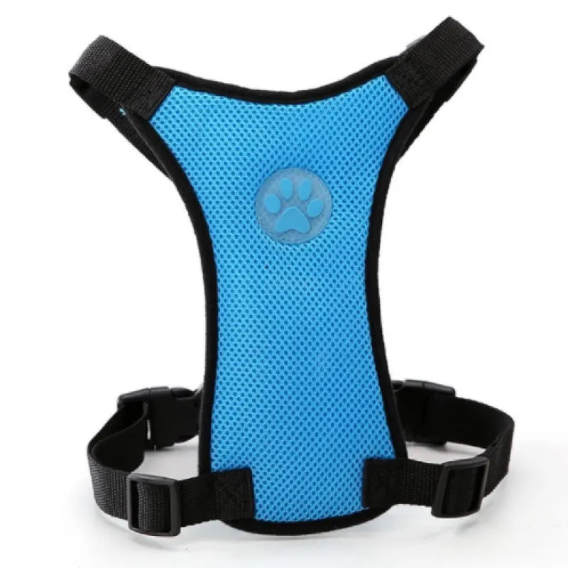 Dog supplies Breathable mesh chest straps Pet car safety chest back Anti Spier