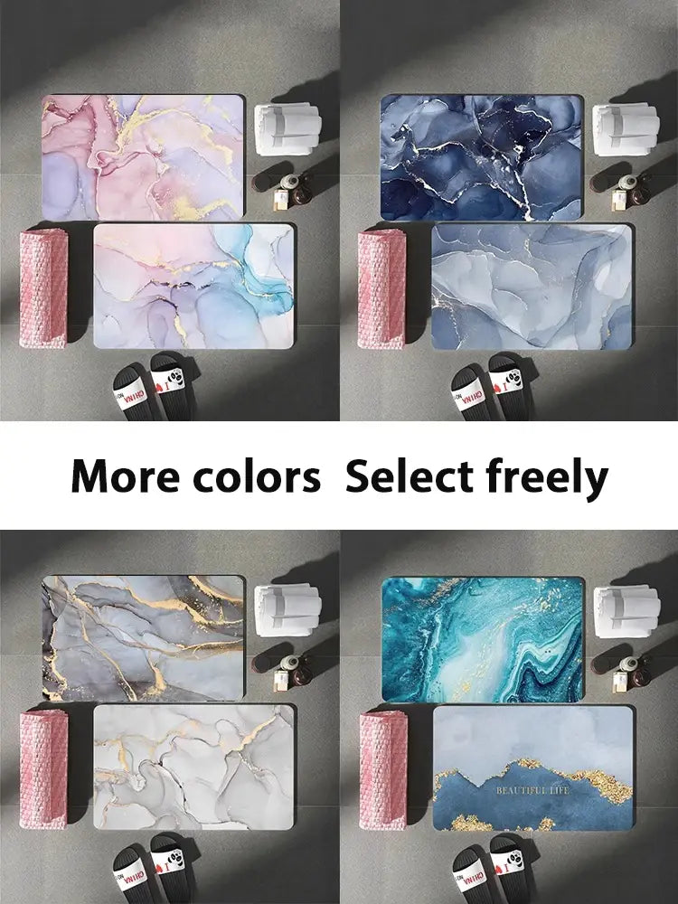 Luxury Coordinating Shower Mats-Polymers Anti Spier