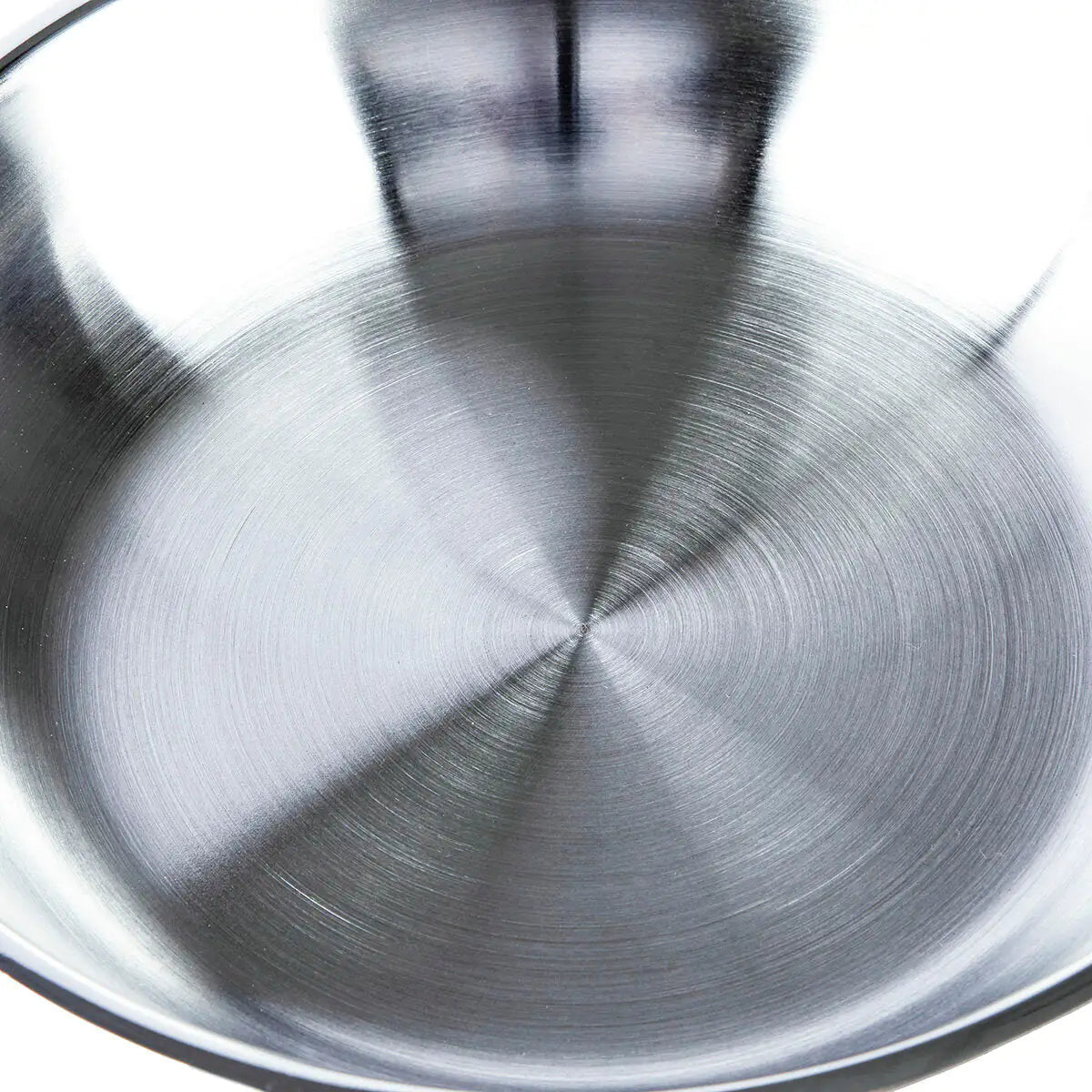 Serenk Modernist Stainless Steel Frying Pan 24 cm Anti Spier