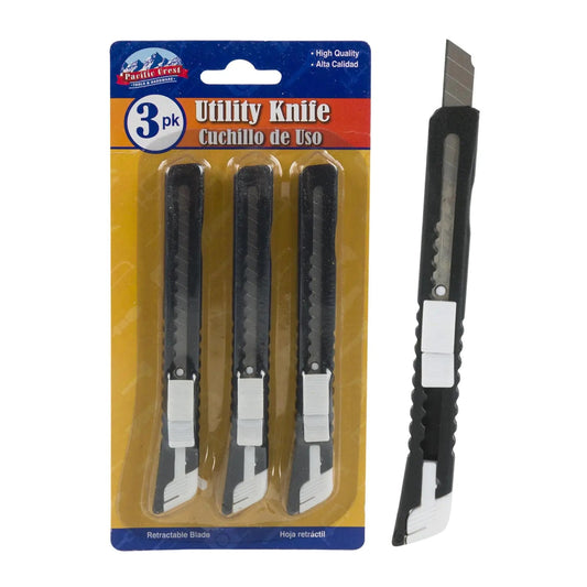 3pc Utility Box Cutter Anti Spier