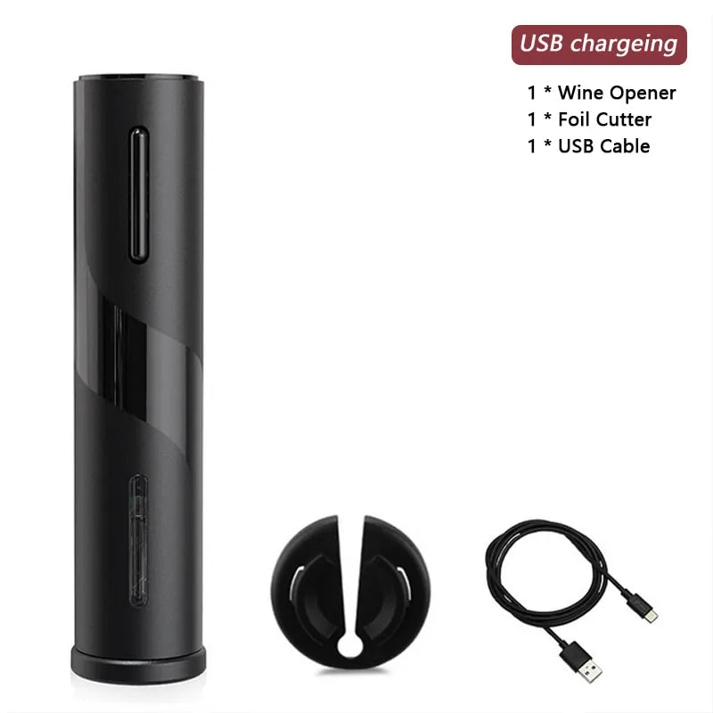 Electric Wine Opener Foil Cutter Jar Opener Kitchen Gadget Anti Spier