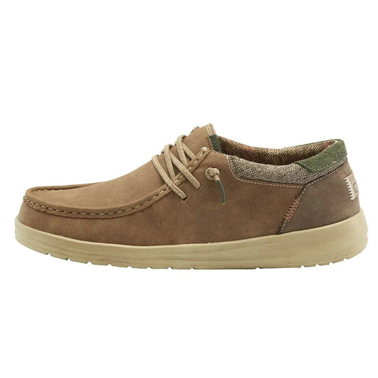 Hey Dude Men's Paul | Men’s Shoes | Men's Lace Up Loafers | Comfortable & Light-Weight 8 Nut Anti Spier