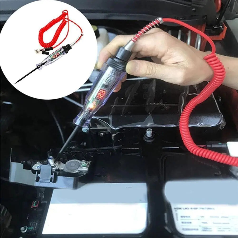 Digital Electric Voltage Circuit Tester Automotive Test Light Car Truck 6-24V US Anti Spier