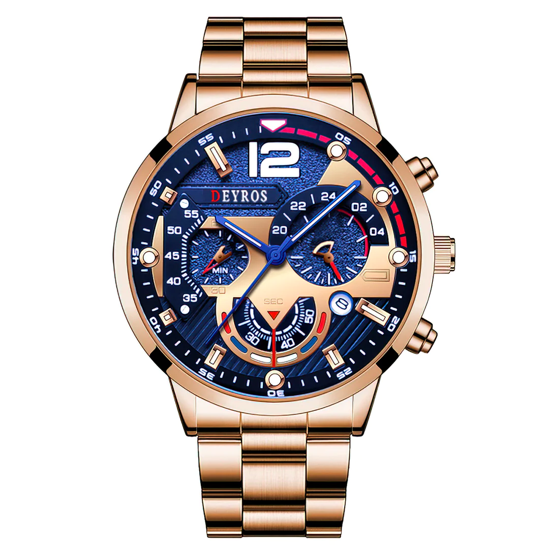 Luxury Sport Quartz Wrist Watch Anti Spier