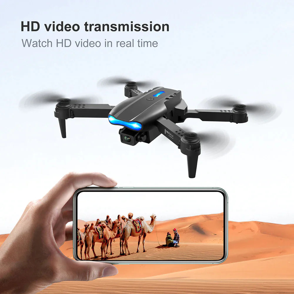 Fly smarter with dual HD cameras, GPS positioning, and 5G WiFi FPV for real-time aerial views.