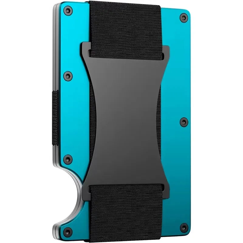 New Metal Card Bag Carbon Fiber Wallet Wallet RFID Anti-theft Swiping Blocking Technology Anti Spier