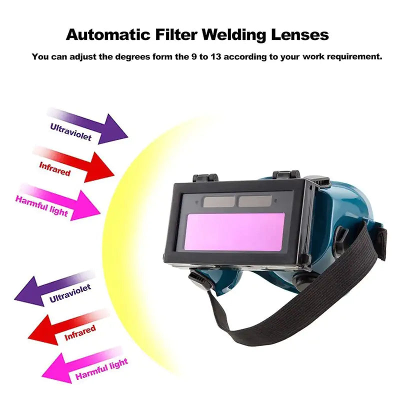 Auto Darkening Welding Eyes Goggles Anti Spier
