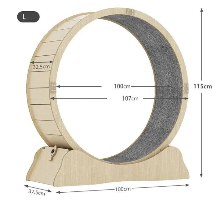Purr Fit Cat Running Wheel Anti Spier