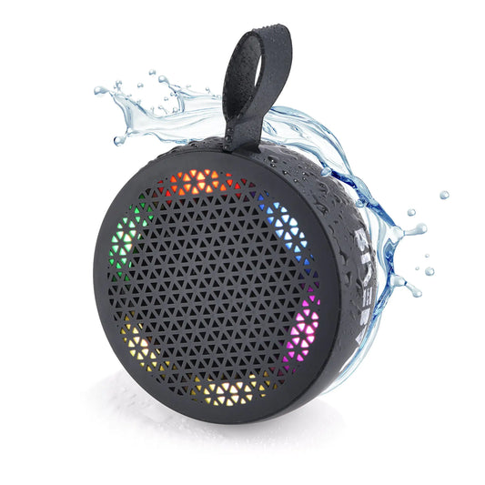 Sing in the shower or jam by the pool with RISEBASS Bluetooth Speaker.