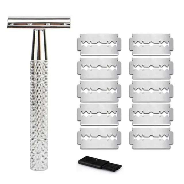 Rose Gold Double Edge Safety Razor Anti Spier