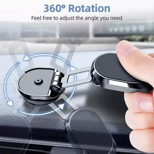 Sleek & Sturdy Design! Minimalist holder fits any car interior with powerful magnetic stability.
