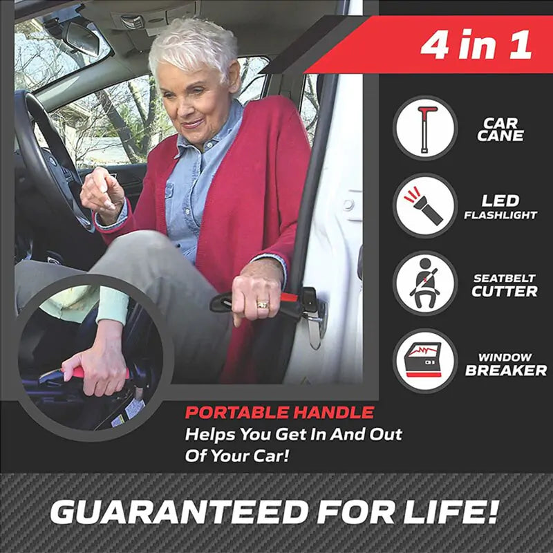 Versatile Cane Handle Aid Anti Spier