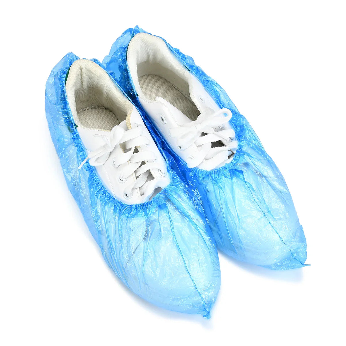 Portable Waterproof Boot Covers Plastic Non-slip Wear Disposable Shoe Covers Overshoes Rain Shoe Covers Mud-proof 1Pack/100 Pcs Anti Spier