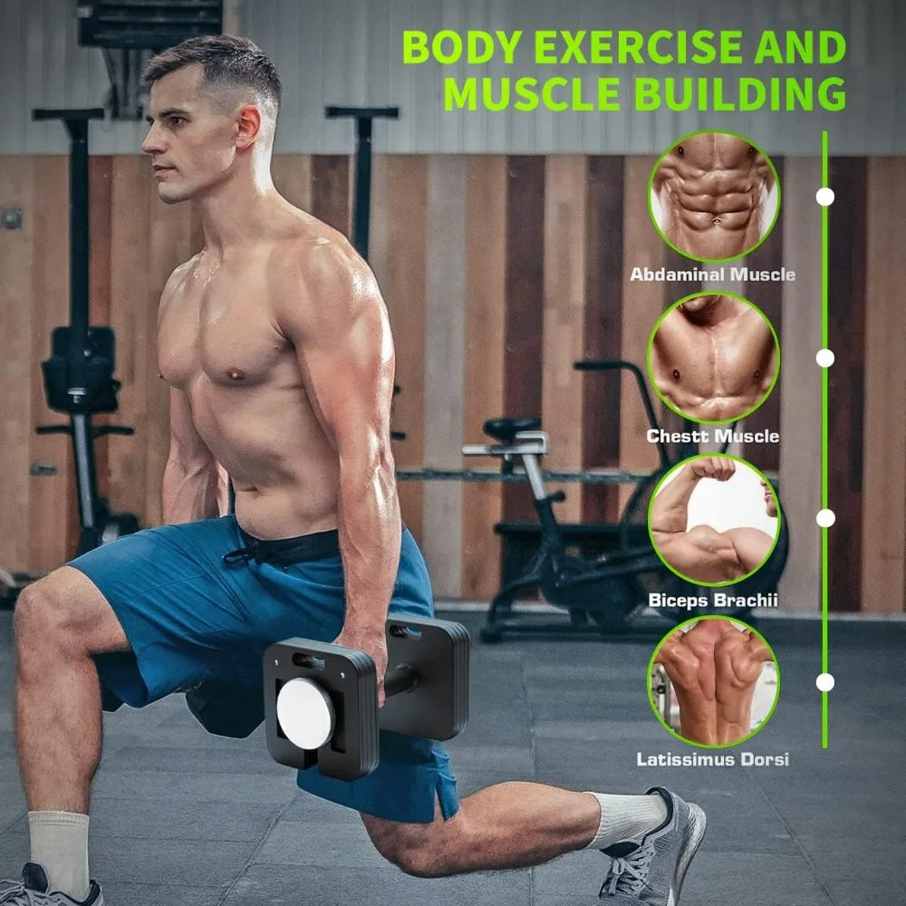 Adjustable Dumbbell Set, 10-80lb, 5lb Increments, Quick-Lock Square Weight Dumbbells for Home Gym Fitness (80lb×2) Anti Spier